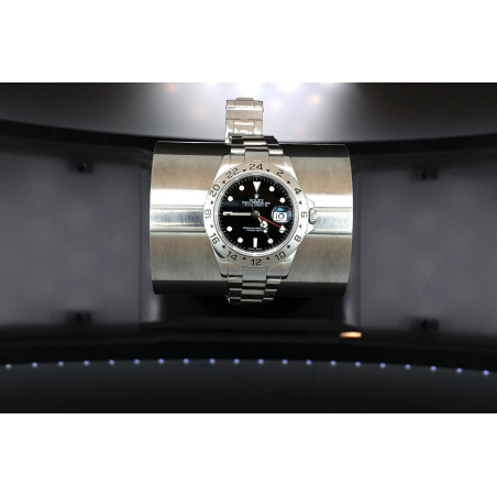 2006 Rolex Explorer II 40mm Ref. 16570 SS Auto Date GMT Watch Cal. 3185