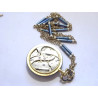 Antique HAAS NEVEUX & Co. 18k Gold Diamond Pendant Watch with Matching Necklace
