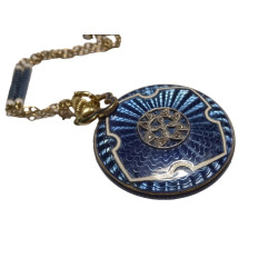 Antique HAAS NEVEUX & Co. 18k Gold Diamond Pendant Watch with Matching Necklace