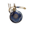 Antique HAAS NEVEUX & Co. 18k Gold Diamond Pendant Watch with Matching Necklace