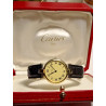 CARTIER Vendome GM 18k Vermeil 30mm Watch w/ Creme Roman Dial + Cal. 859 Movt.
