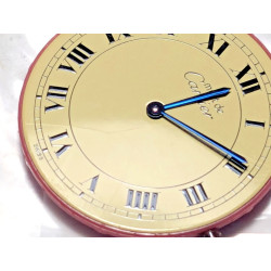 CARTIER Vendome GM 18k Vermeil 30mm Watch w/ Creme Roman Dial + Cal. 859 Movt.