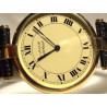 CARTIER Vendome GM 18k Vermeil 30mm Watch w/ Creme Roman Dial + Cal. 859 Movt.
