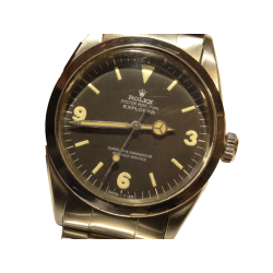 Original 1967 Rolex Explorer 1 SS 36mm 1016 Watch Cal. 1570 Matte FAT FONT Dial