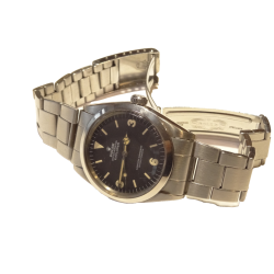 Original 1967 Rolex Explorer 1 SS 36mm 1016 Watch Cal. 1570 Matte FAT FONT Dial