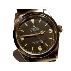 Original 1967 Rolex Explorer 1 SS 36mm 1016 Watch Cal. 1570 Matte FAT FONT Dial