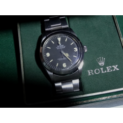 Original 1967 Rolex Explorer 1 SS 36mm 1016 Watch Cal. 1570 Matte FAT FONT Dial