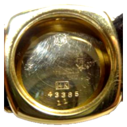 1920s Longines 24mm 15J 14K Solid Gold Roman Watch for Bailey,Banks & Biddle
