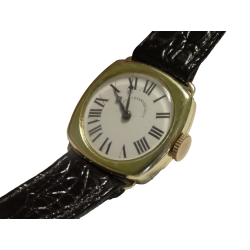 1920s Longines 24mm 15J 14K Solid Gold Roman Watch for Bailey,Banks & Biddle
