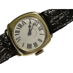 1920s Longines 24mm 15J 14K Solid Gold Roman Watch for Bailey,Banks & Biddle