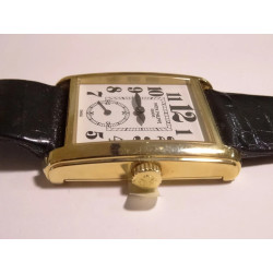 PATEK PHILIPPE 18K Gold Gondolo Watch 5014J Serviced by Patek in 2017 w/ Sticker