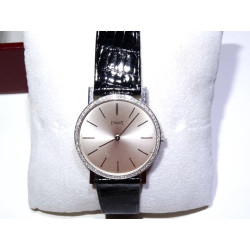 Mid-Size PIAGET ALTIPLANO 31mm 18k Gold Manual Watch Ref. 903 Custom Diamond Bezel