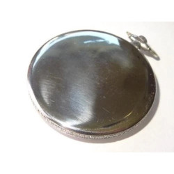 42mm Antique Diamond Platinum HAAS NEVEUX & Co. Slim Pocket Watch 96 Diamonds