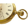 Solid 18k Gold Jean DELEYDERRIERE Demi Hunter Chronometer Pocket Watch (50g)