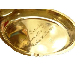 Solid 18k Gold Jean DELEYDERRIERE Demi Hunter Chronometer Pocket Watch (50g)