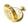 Solid 18k Gold Jean DELEYDERRIERE Demi Hunter Chronometer Pocket Watch (50g)