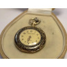 1880 Henry Capt 18K Gold 30mm Pendant Pocket Watch Covered in Decorative  Flourishes