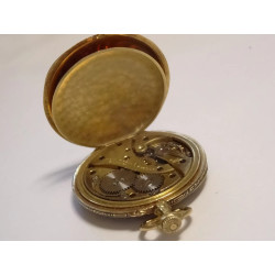 1880 Henry Capt 18K Gold 30mm Pendant Pocket Watch Covered in Decorative  Flourishes