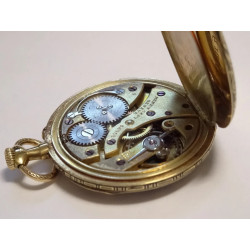 1880 Henry Capt 18K Gold 30mm Pendant Pocket Watch Covered in Decorative  Flourishes