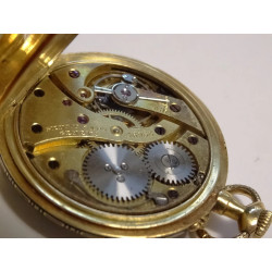 1880 Henry Capt 18K Gold 30mm Pendant Pocket Watch Covered in Decorative  Flourishes