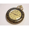1880 Henry Capt 18K Gold 30mm Pendant Pocket Watch Covered in Decorative  Flourishes