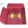 Authentic Georg Jensen Sterling Amber Cabochon Earrings 1995