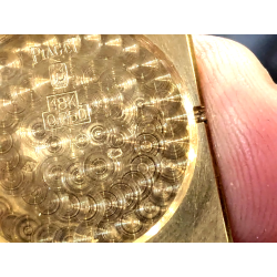Rare 1960s Piaget Protocole for Cartier 18k Gold Watch, Gift from Sammy Davis Jr