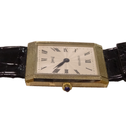 Rare 1960s Piaget Protocole for Cartier 18k Gold Watch, Gift from Sammy Davis Jr