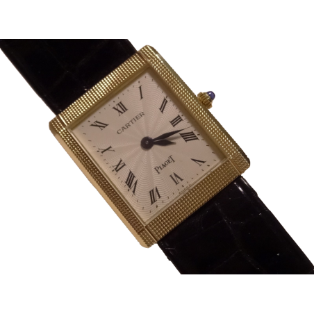 Rare 1960s Piaget Protocole for Cartier 18k Gold Watch, Gift from Sammy Davis Jr