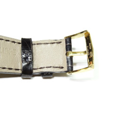 1950s PATEK PHILIPPE 18k Gold Tank Watch Ref. 2530 Patek Box, Band & Buckle