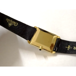 1960s Tiffany & Co.  18k Gold 17J Manual Tank Watch Ref 2012 Cal 2512